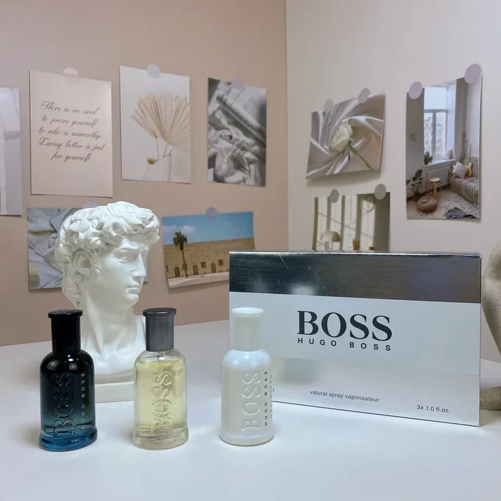 Hugo Boss Bottled 3-in-1 Gift Set 3×30ml | Fresh, Warm & Masculine Trio