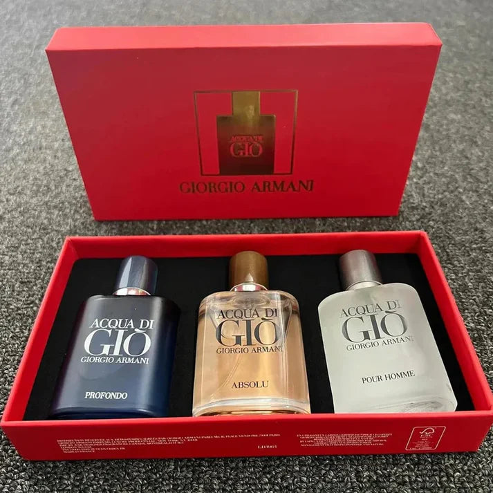 Example productGiorgio Armani Acqua di Gio Gift Set 3×30ml | Fresh & Masculine Fragrances