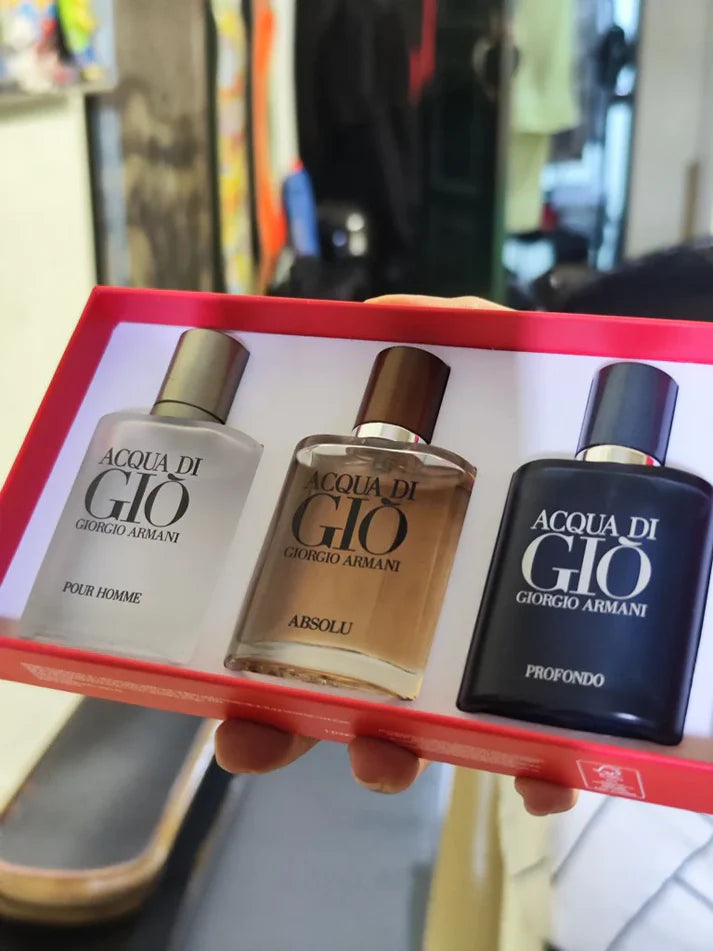 Example productGiorgio Armani Acqua di Gio Gift Set 3×30ml | Fresh & Masculine Fragrances
