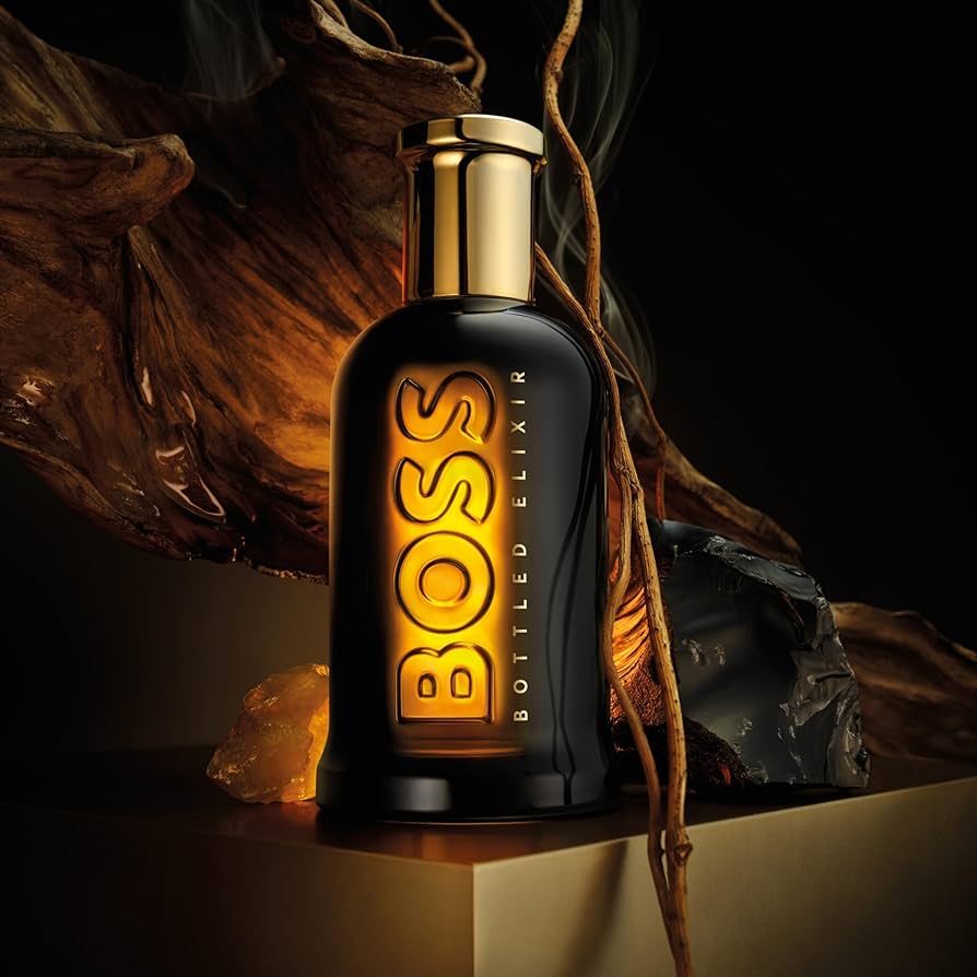 BOSS Bottled Elixir - Parfum Intense for Him - Woody Fragrance with Notes of Incense, Vetiver and Cedarwood - High Longevity - 100ml