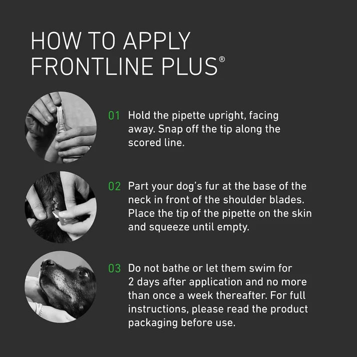 FRONTLINE Plus Flea & Tick Treatment for Small Dogs - 6 Pipettes